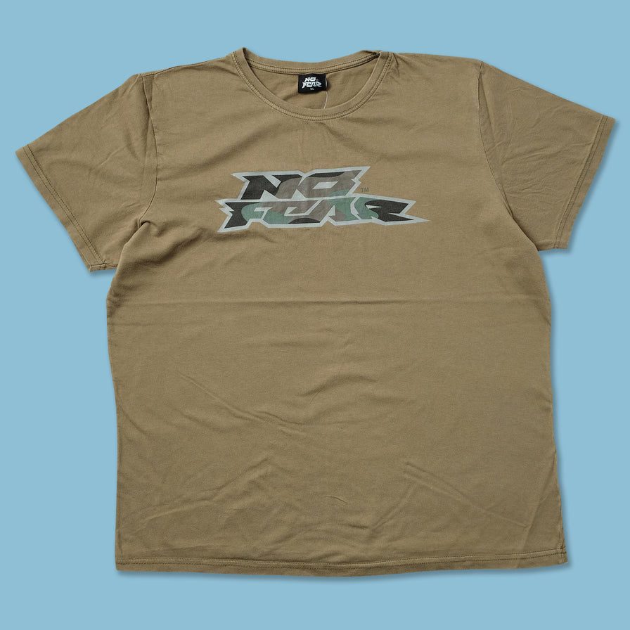 Y2K No Fear T-Shirt Large - Double Double Vintage