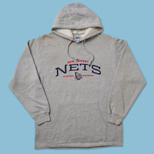 Vintage New Jersey Nets Hoody Medium - Double Double Vintage