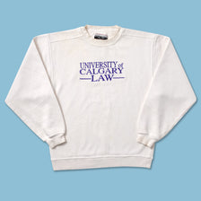 Vintage University of Calgary Law Sweater Small - Double Double Vintage