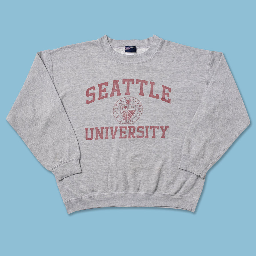 Seattle University Sweater Large - Double Double Vintage