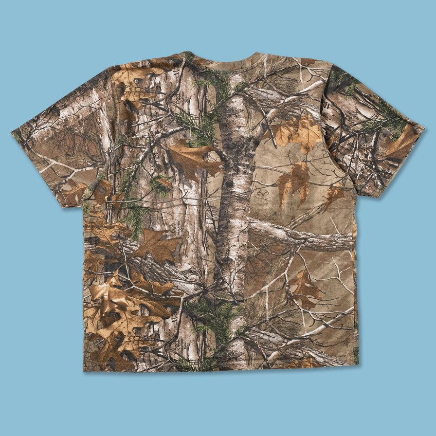Real Tree Camo T-Shirt Large - Double Double Vintage