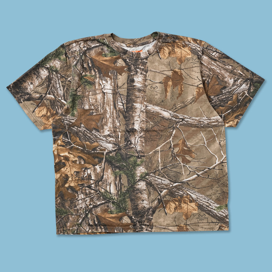 Real Tree Camo T-Shirt Large - Double Double Vintage