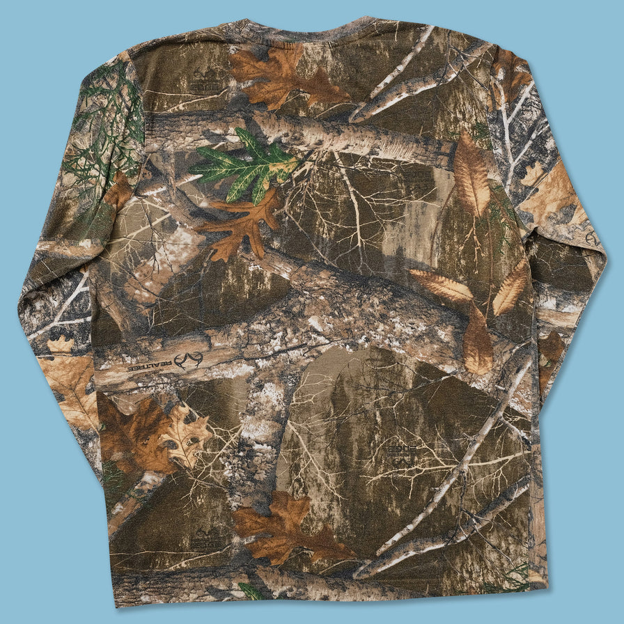 Real Tree Camo Longsleeve Medium - Double Double Vintage
