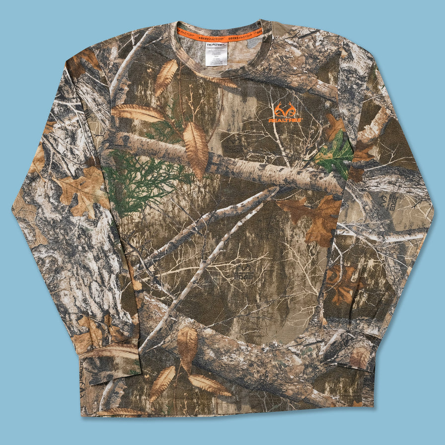 Real Tree Camo Longsleeve Medium - Double Double Vintage
