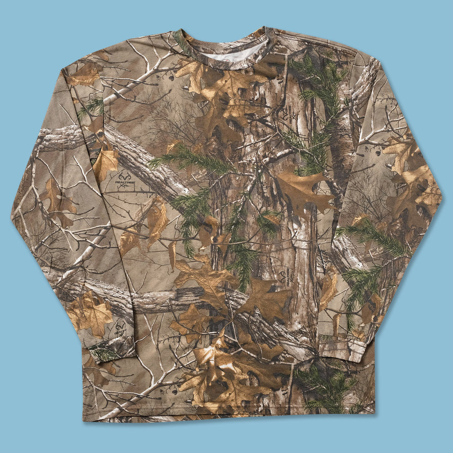 Real Tree Camo Longsleeve Large - Double Double Vintage