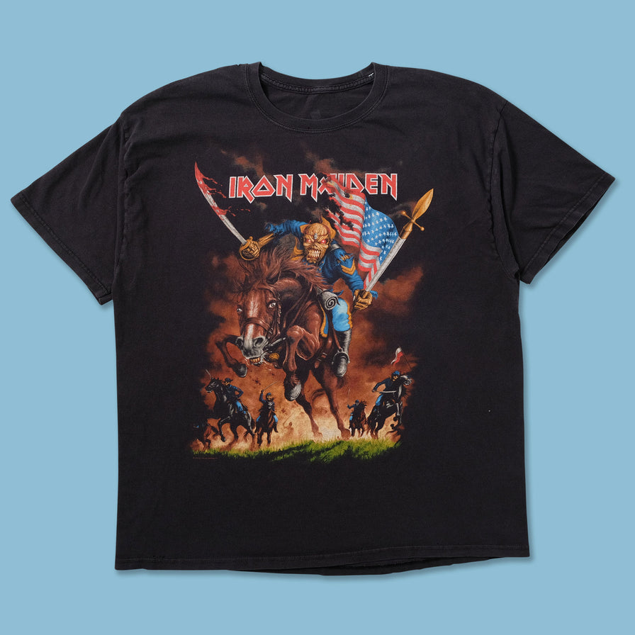 2012 Iron Maiden T-Shirt Large - Double Double Vintage