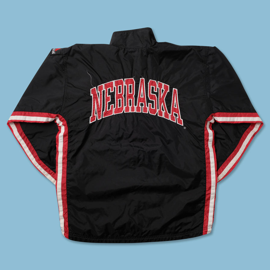 Vintage adidas Nebraska Huskers Track Jacket Medium - Double Double Vintage