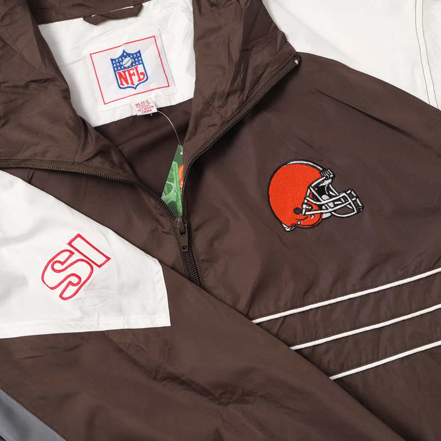 Vintage Cleveland Browns Track Jacket XLarge 
