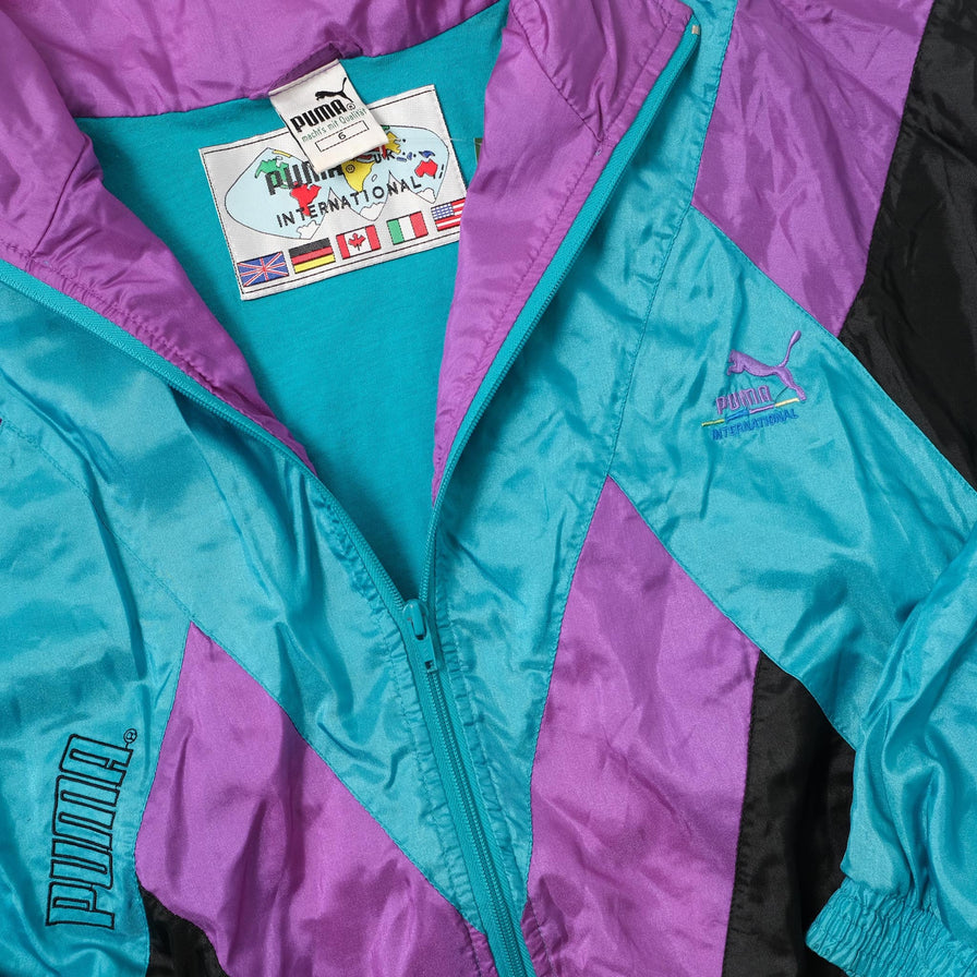 Vintage Puma International Track Jacket Medium 