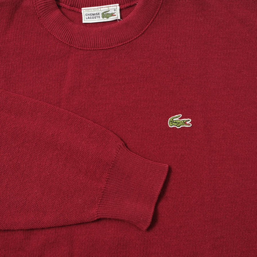 Vintage Lacoste Knit Sweater Large 
