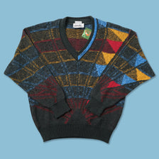 Vintage Carlo Colucci Knit V-Neck Sweater XLarge 