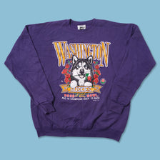 Vintage 1991 Washington Huskies Sweater XLarge 
