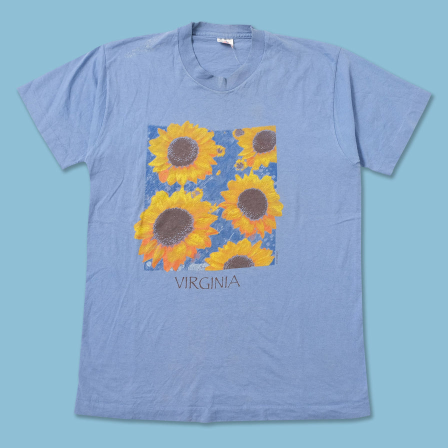 Vintage Sunflower T-Shirt Medium 