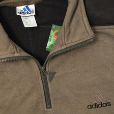 Vintage adidas Q-Zip Sweater XLarge 