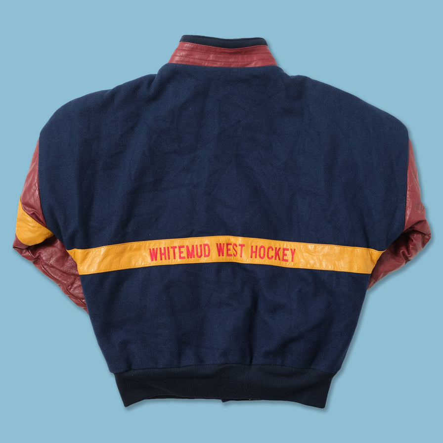 Vintage College Wool Jacket Large 