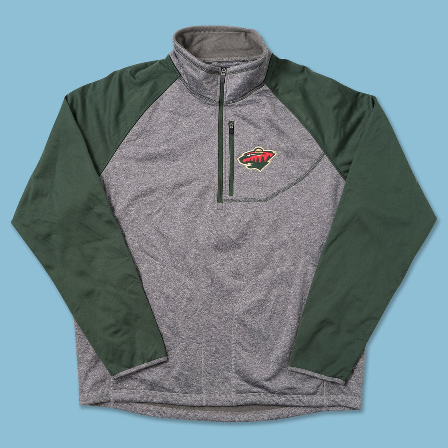 Minnesota Wild Q-Zip Sweater Large 