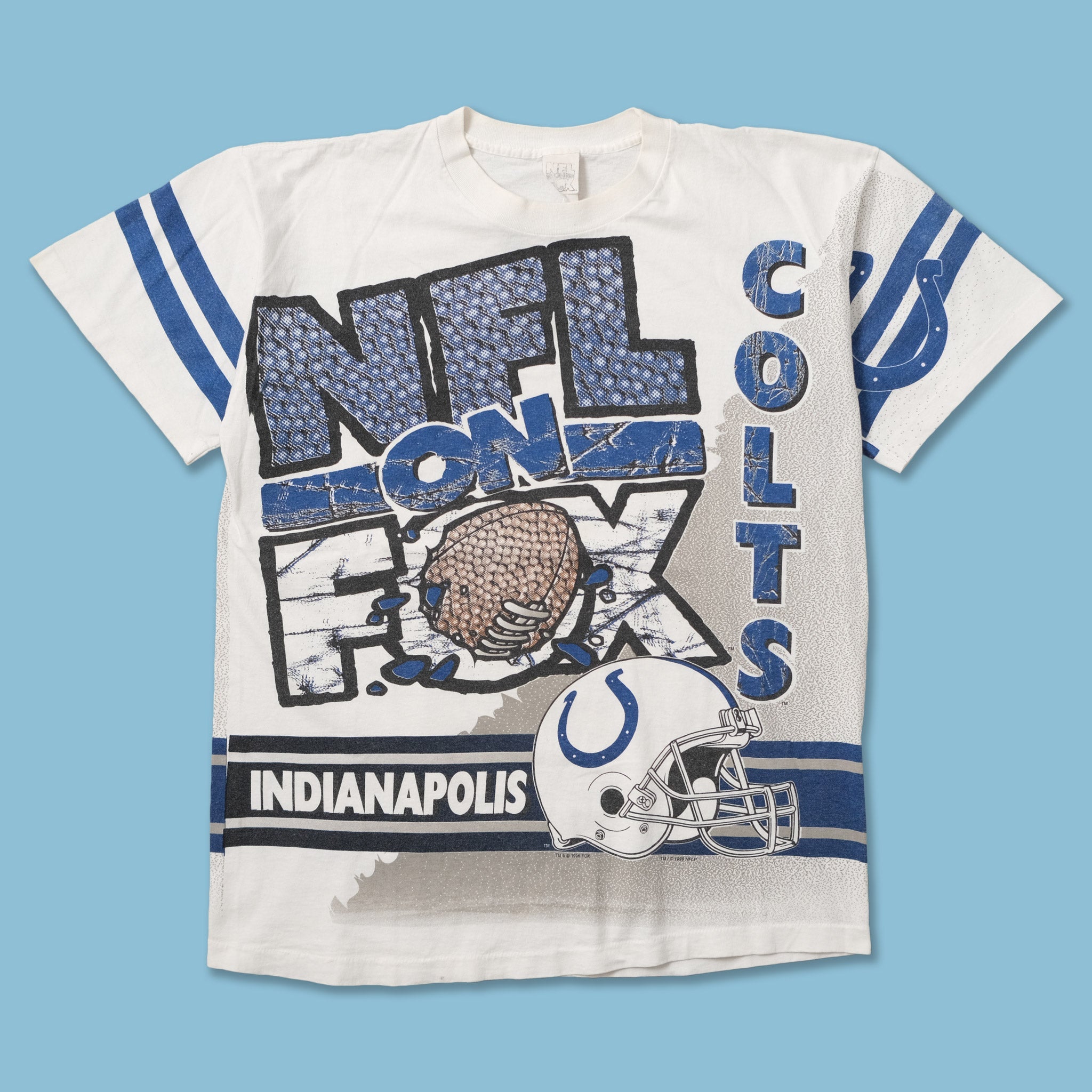 1996 Indianapolis Colts NFL on Fox T-Shirt Large