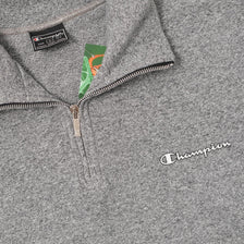 Vintage Champion Q-Zip Sweater Large 