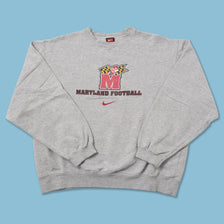Vintage Nike Maryland Football Sweater Large 