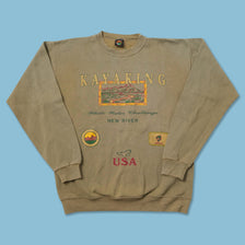 Vintage Kayaking Sweater Medium 