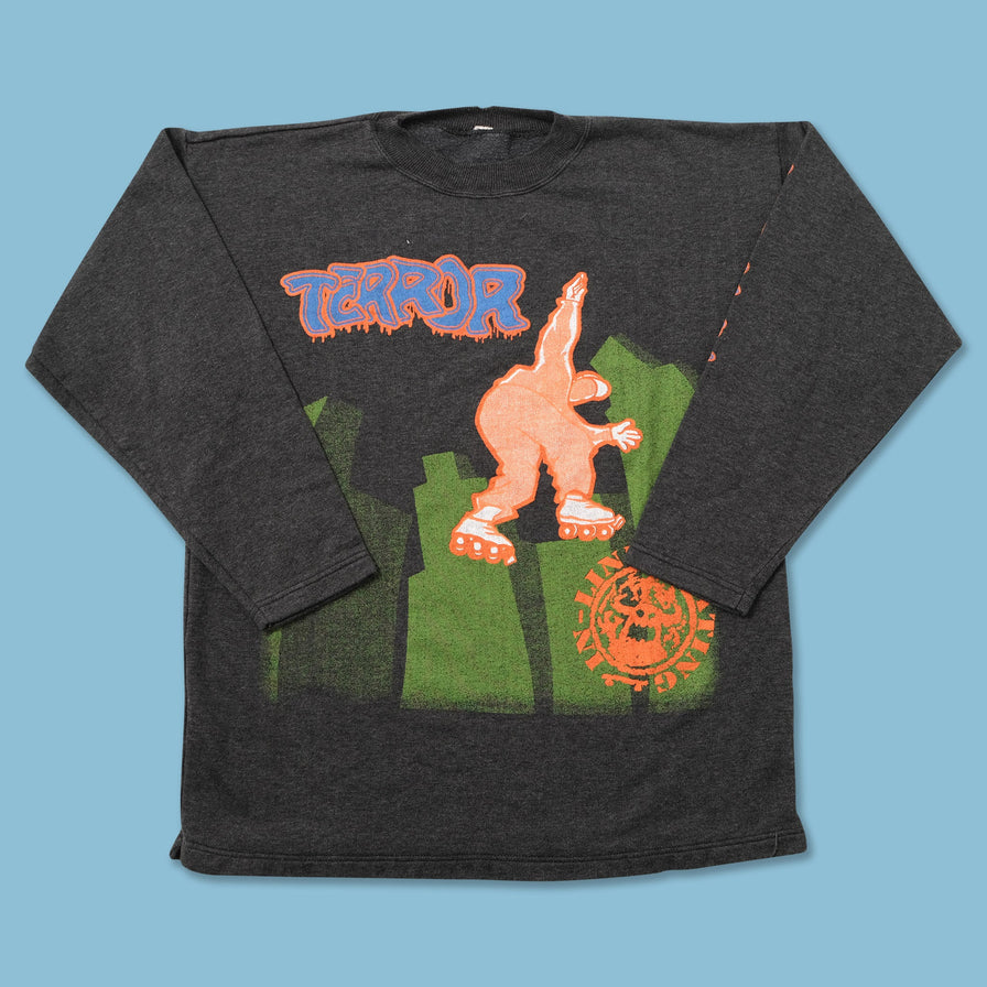 Vintage Terror In-Line Skating Sweater Medium 