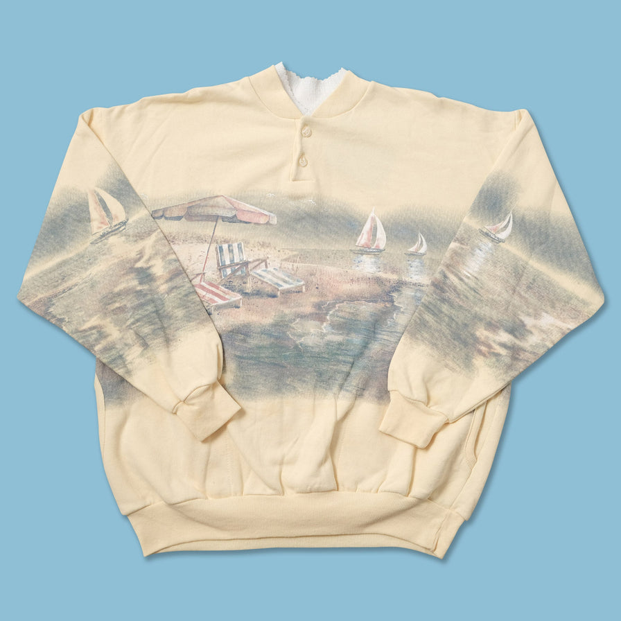Vintage Beach Sweater Medium 