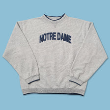 Vintage Notre Dame Sweater XLarge 