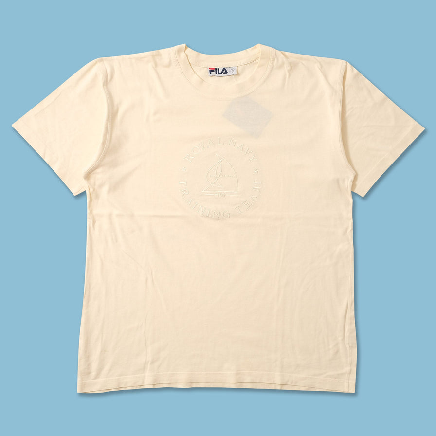 Vintage Fila Royal Navy T-Shirt XLarge 