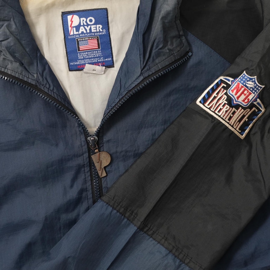 Vintage Pro Player Dallas Cowboys Track Jacket Medium 