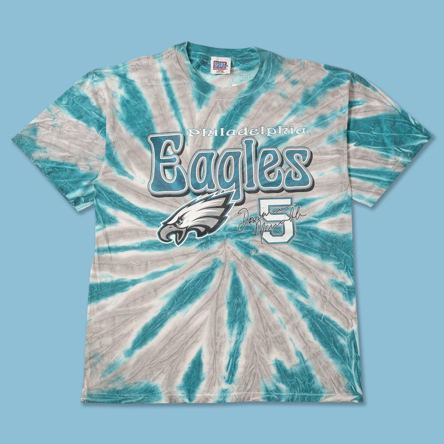 Vintage Philadelphia Eagles Tie Dye T-Shirt Large 
