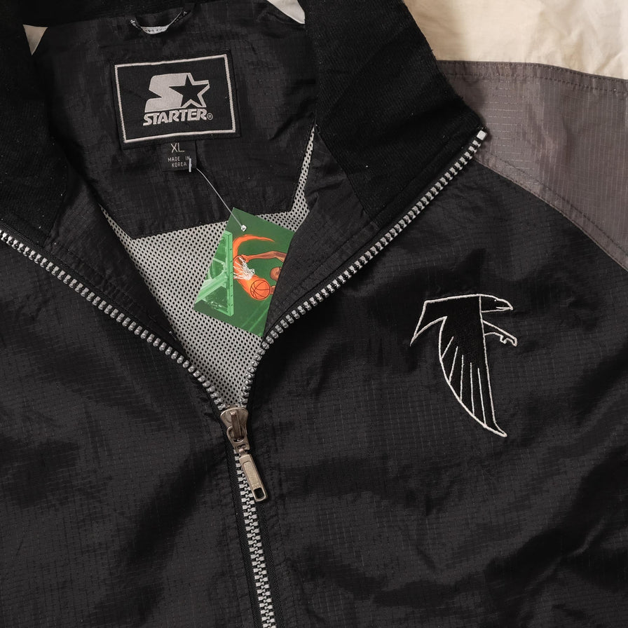 Vintage Starter Atlanta Falcons Track Jacket XLarge 