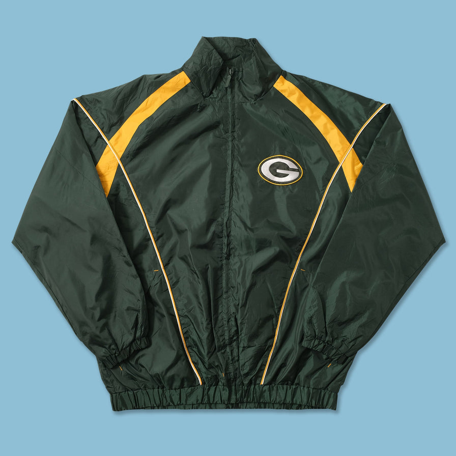 Vintage Green Bay Packers Track Jacket Large 