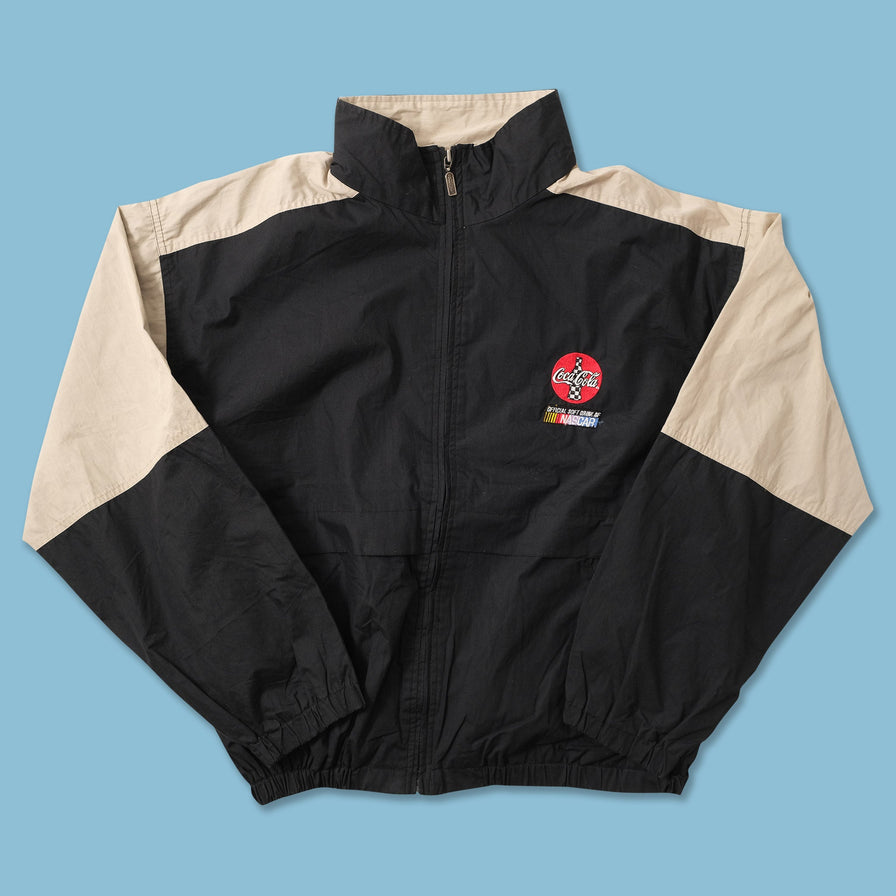 Vintage Coca Cola Nascar Track Jacket Large 