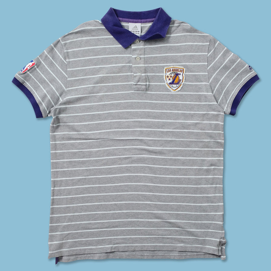 Vintage adidas Los Angeles Lakers Polo Large 