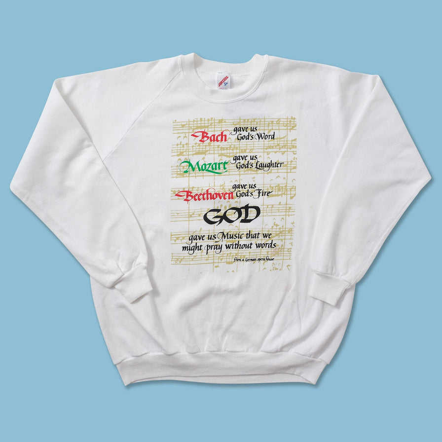 Vintage God Sweater Medium 