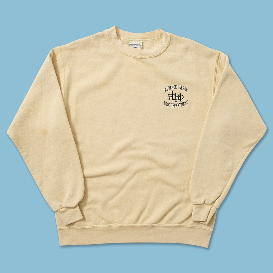 Vintage Fire Department Sweater Small 
