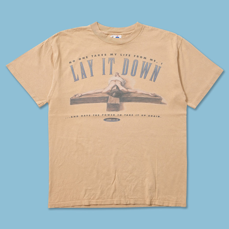 Vintage Jesus T-Shirt Large 