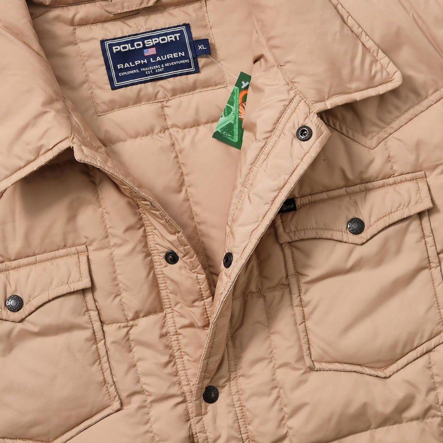 Vintage Polo Sport Quilted Light Jacket XLarge 