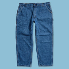 Vintage Carhartt Lined Denim Work Pants 42x30 - Double Double Vintage