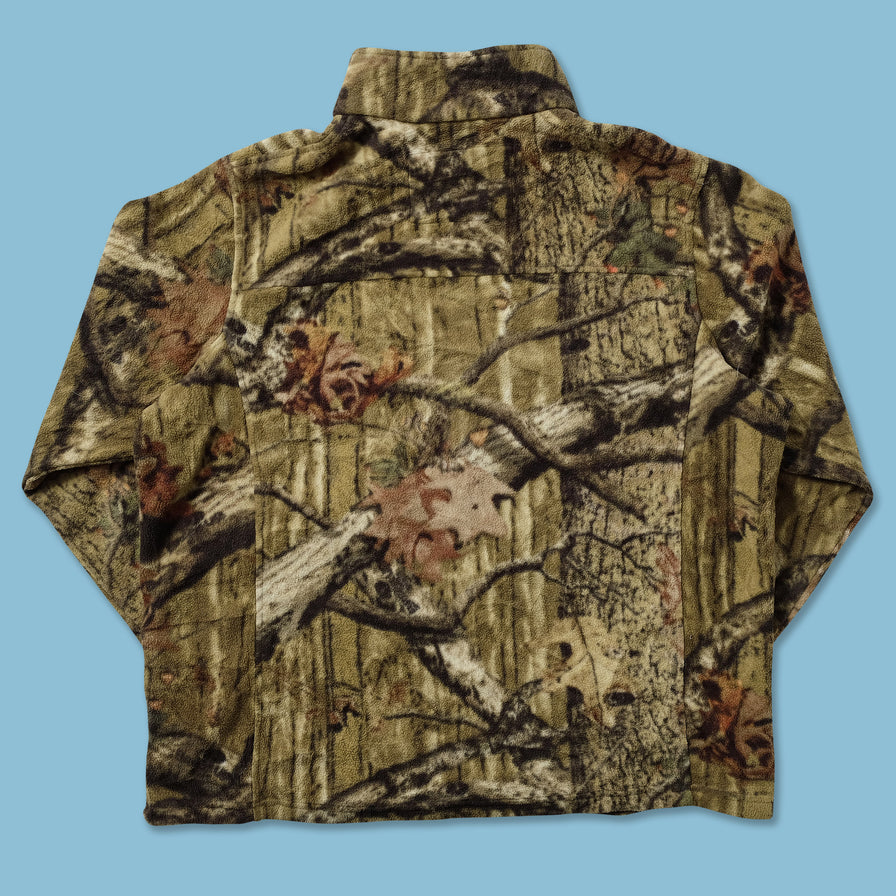 Real Tree Camo Fleece Jacket XLarge - Double Double Vintage
