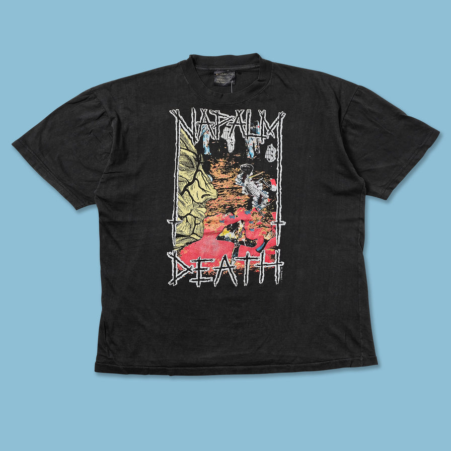 1990 Napalm Death Harmony Corruption T-Shirt XLarge - Double Double Vintage