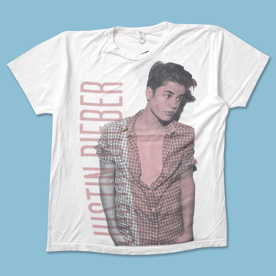Y2K Justin Bieber T-Shirt Large - Double Double Vintage
