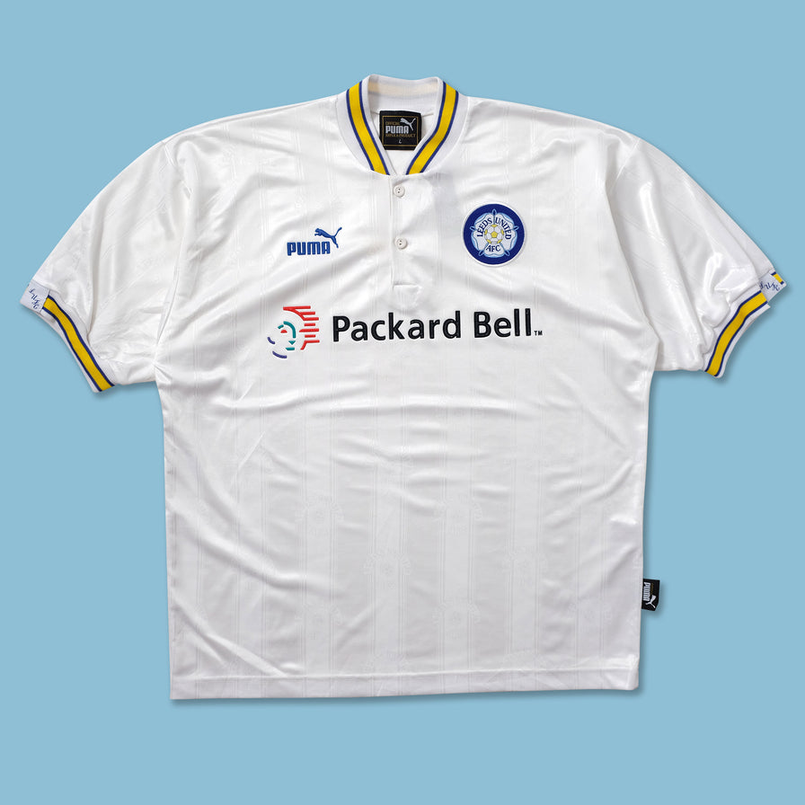 1997 Puma Leeds United Jersey XLarge - Double Double Vintage