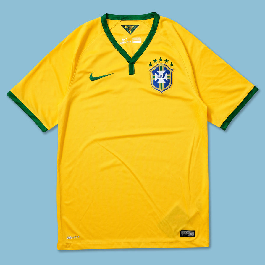 2014 Nike Brasil Jersey Small - Double Double Vintage