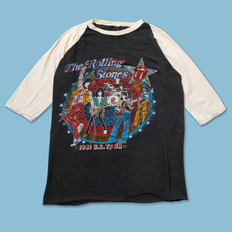 1981 The Rolling Stones T-Shirt Small - Double Double Vintage