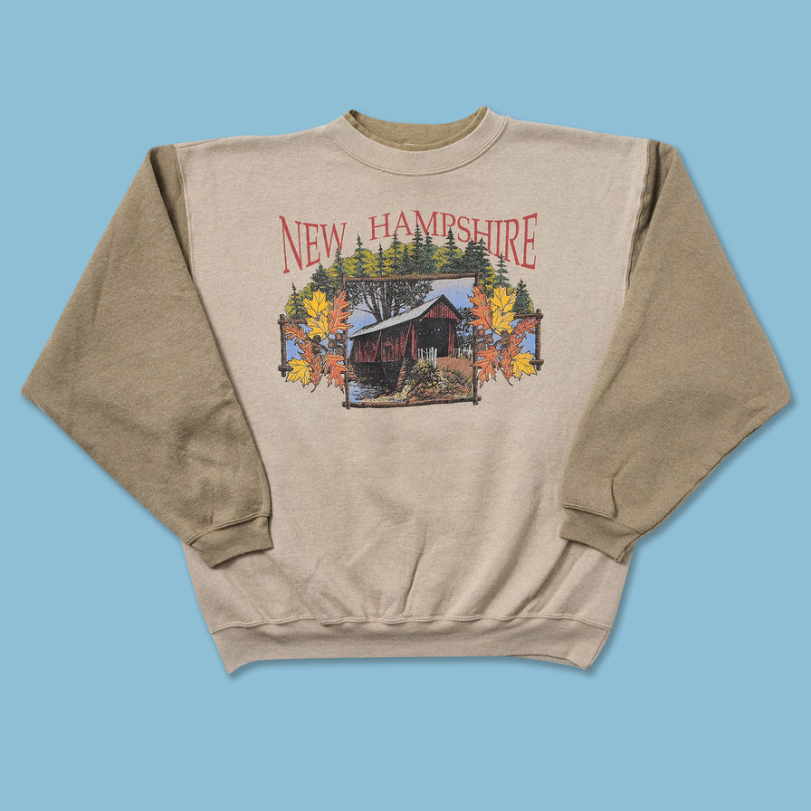 Vintage New Hampshire Sweater Large - Double Double Vintage