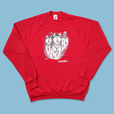 Vintage Huskies Sweater Medium - Double Double Vintage