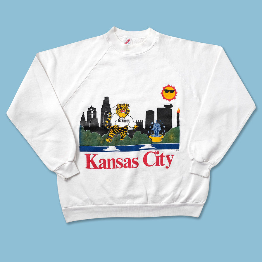 1987 Kansas City Sweater Medium - Double Double Vintage
