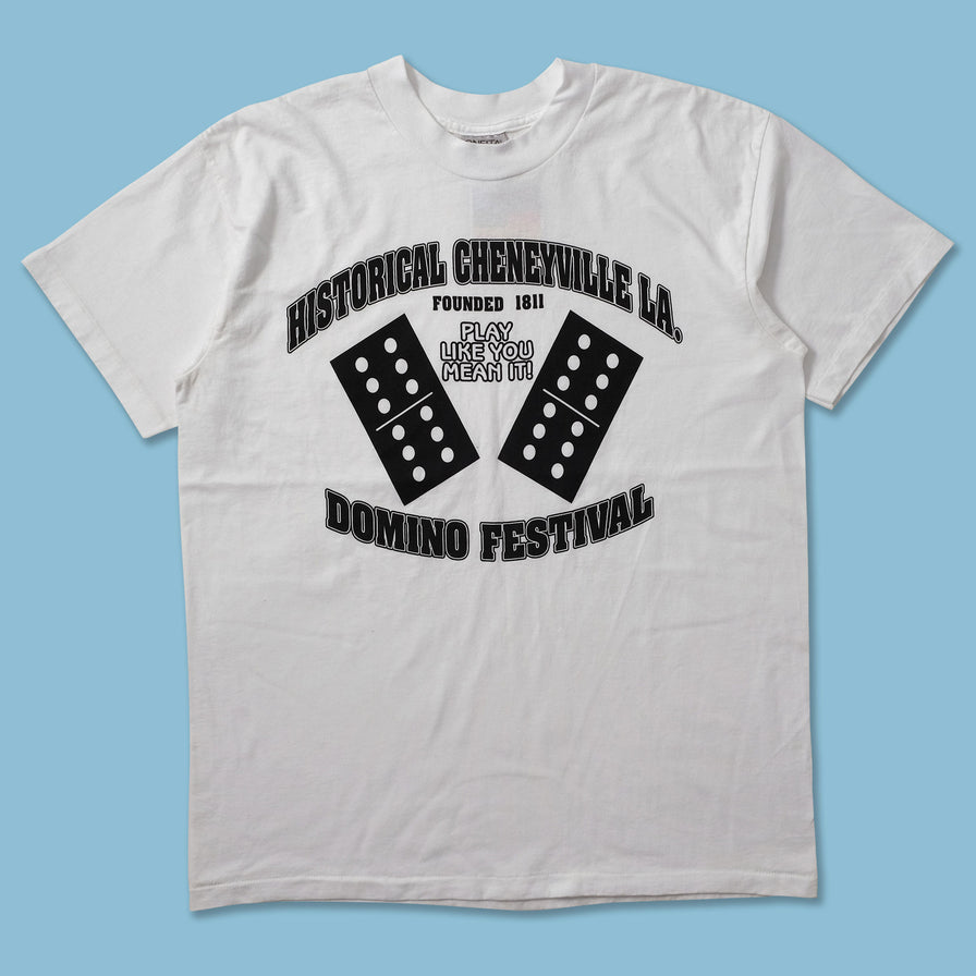 Vintage Domino Festival T-Shirt Large - Double Double Vintage