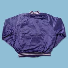 Vintage Utah Jazz Satin Bomber Jacket Medium - Double Double Vintage